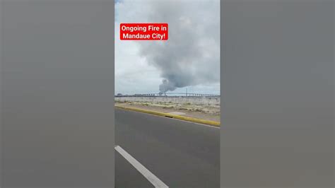 WATCH: Ongoing fire under the Mactan.